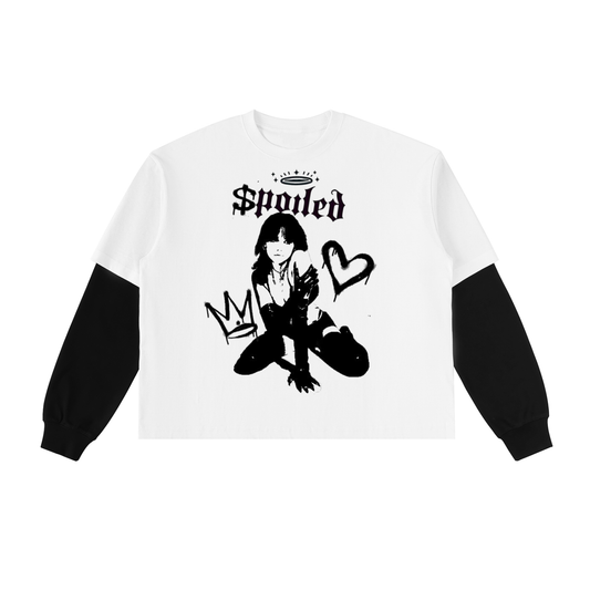 "Spoiled" Layered Tee