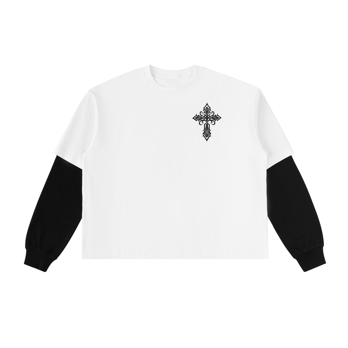 AMS Cross Layered Tee