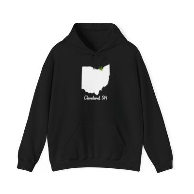 "Cleveland, OH" Pinpoint Hoodie